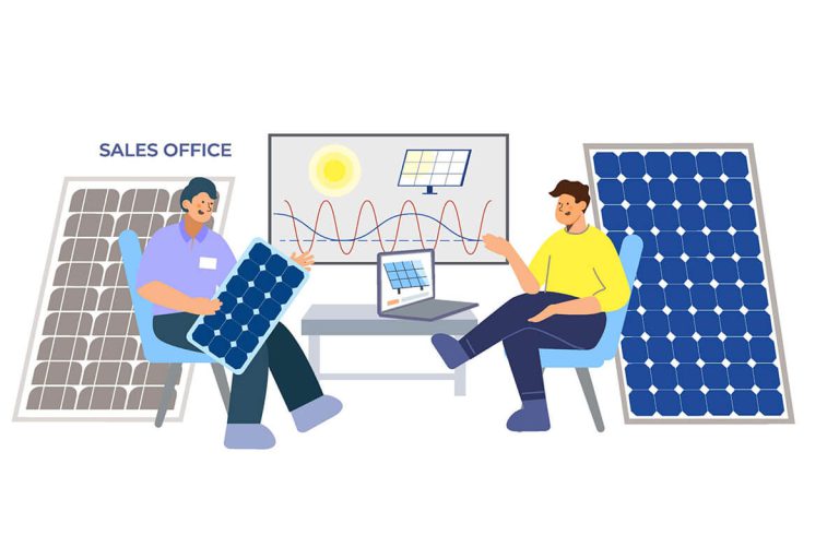 Why choose us - solar panel sales office