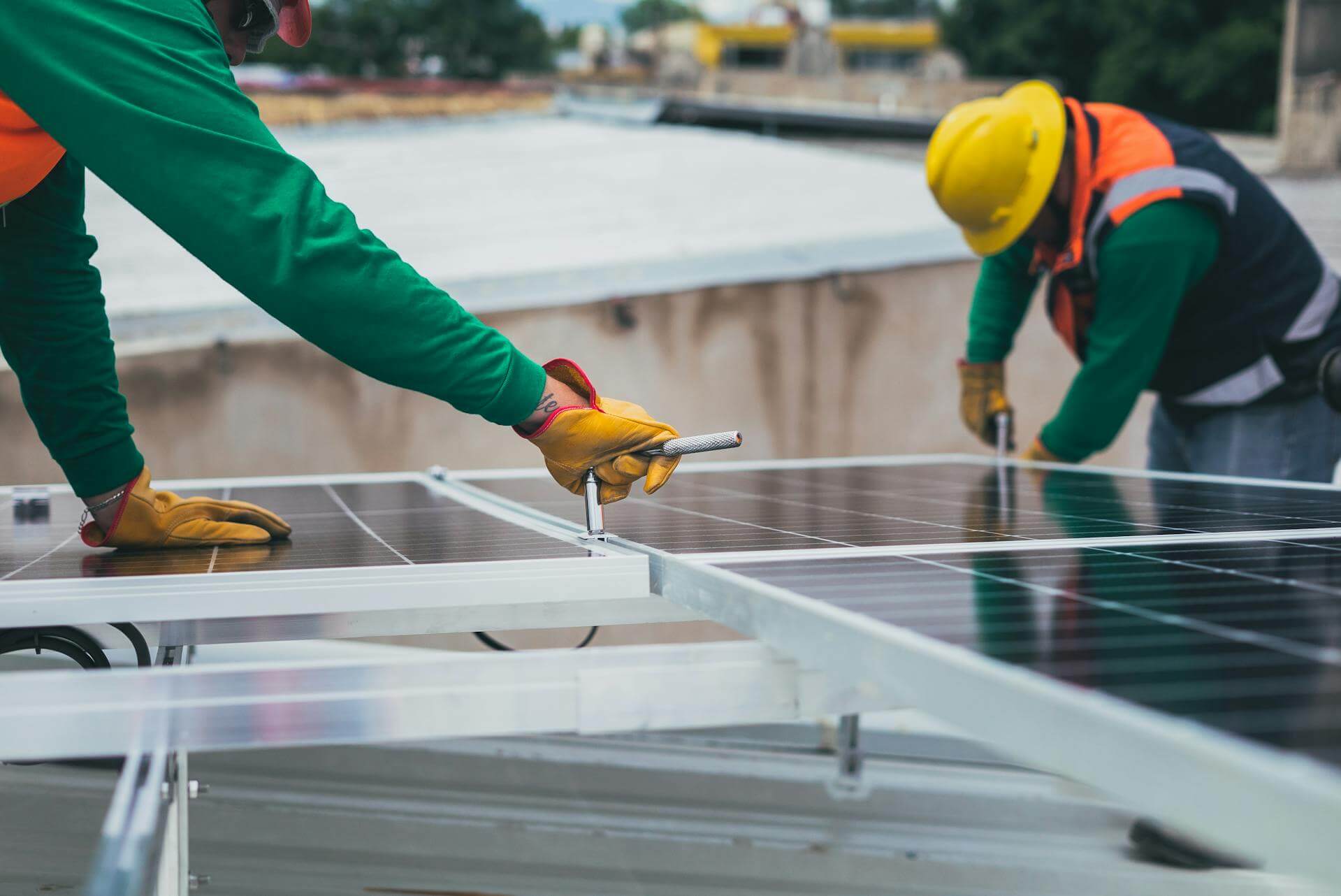 Our work proccess - solar panel installation