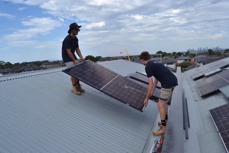 Tech Solar Battery - Solar panel installation in Nevida in Sivaslı residences.