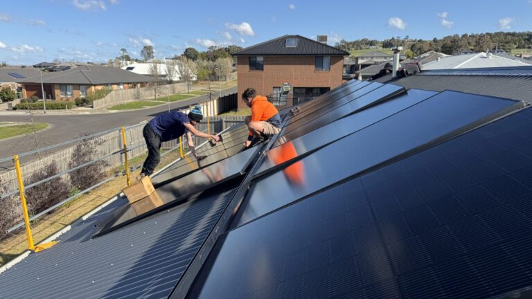 Solar panel installation in Melbourne