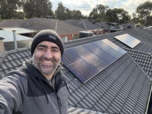 Solar panel installation in Melbourne