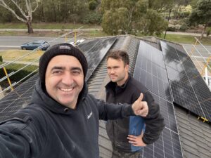 Solar panel installation in Melbourne
