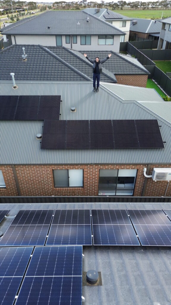Solar panel installation in Melbourne