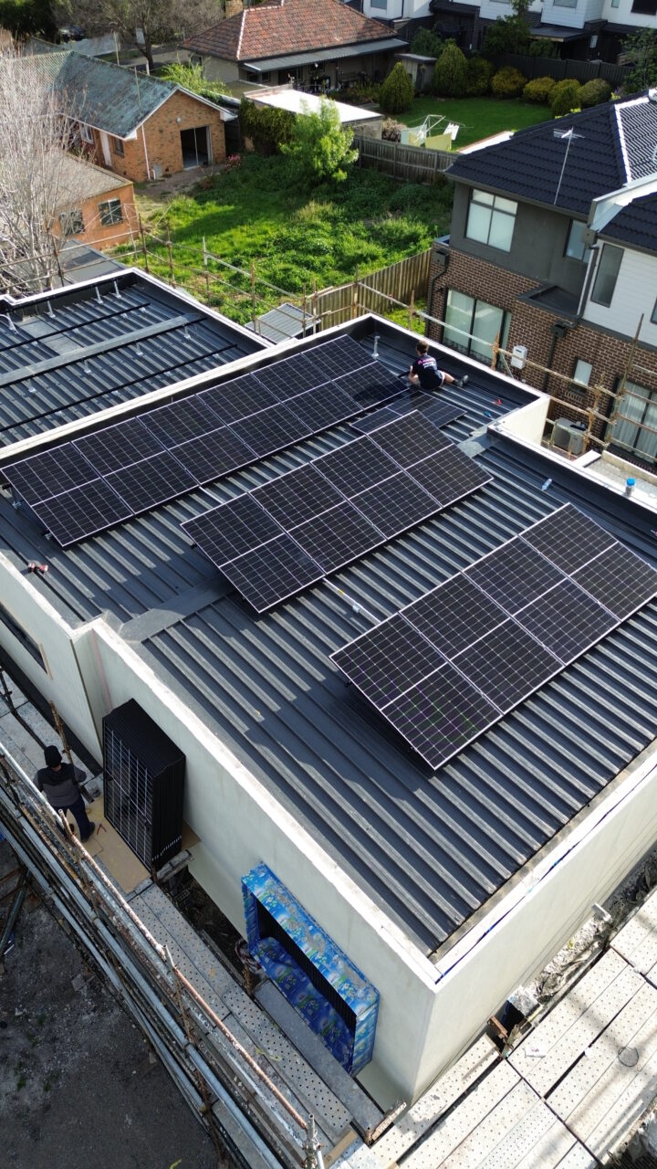 Solar panel installation in Melbourne